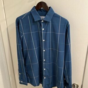 Mizzen main leeward collection button down shirt size L trim fit